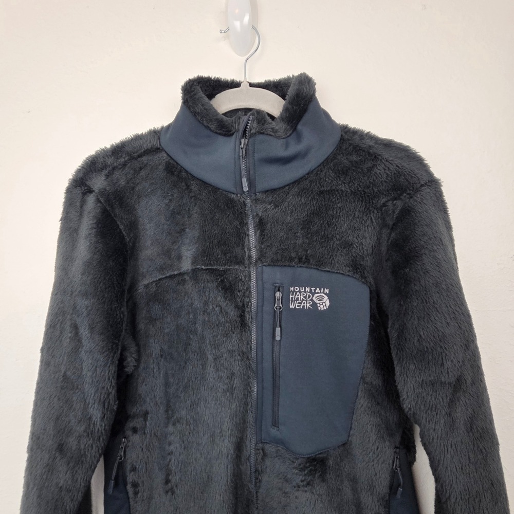 Mountain Hardwear Polartec High Loft Fleece Jacket Womens Small Black OL9068 - Picture 2 of 9